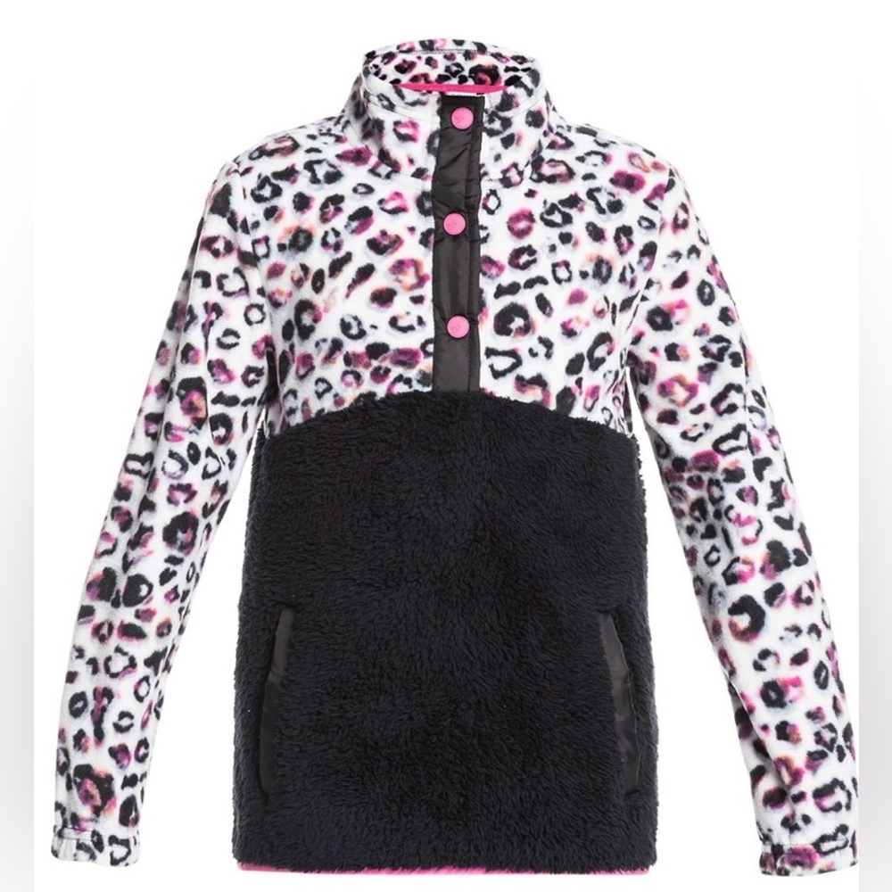 Roxy Alabama Fleece Mid-Layer Top size 14/XL